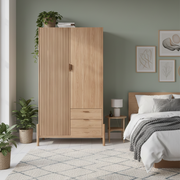 Flute Wardrobe | Mango Wood