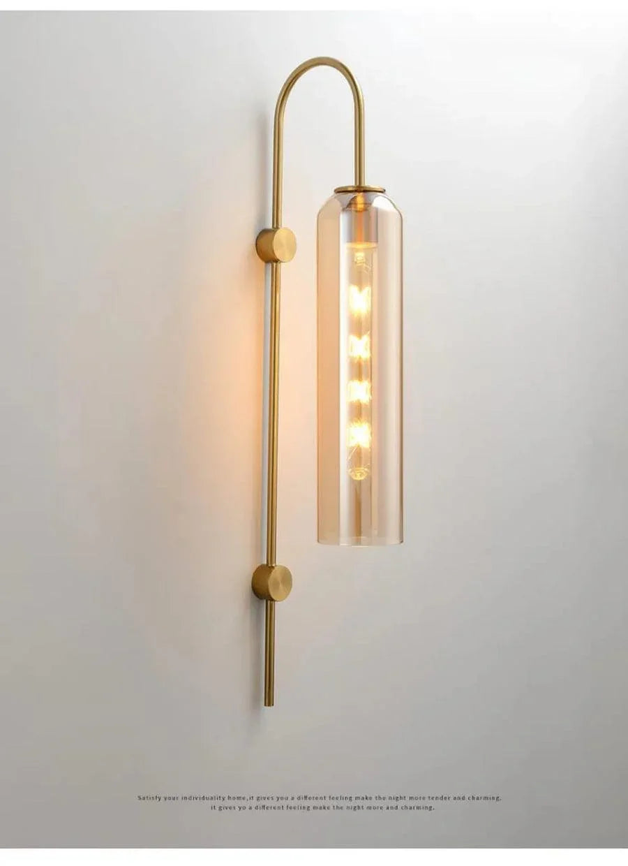 Designer Sunset Glass Wall Light