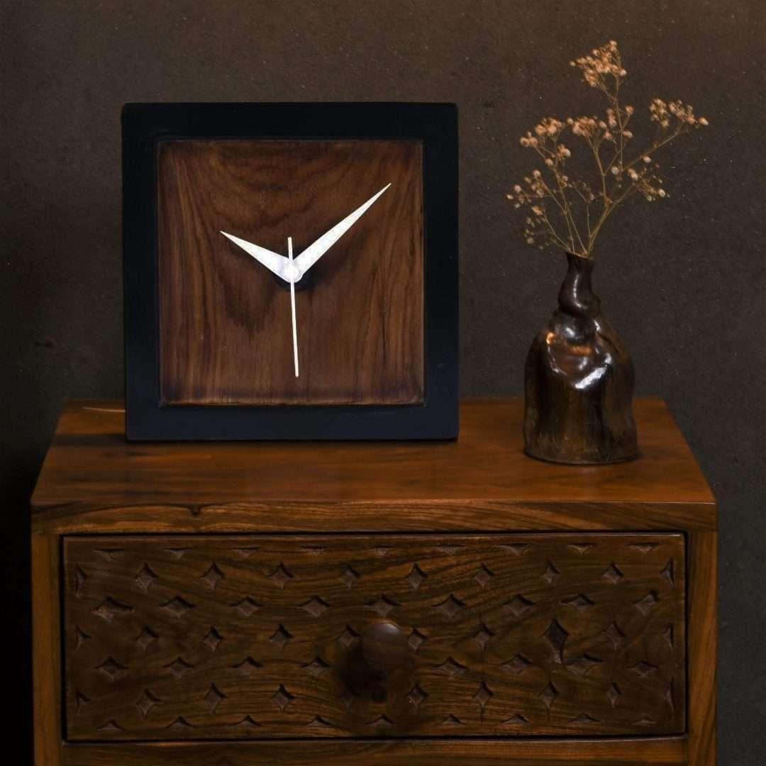 Addis Table Clock | Antique Table Clock for Office & Home Decor