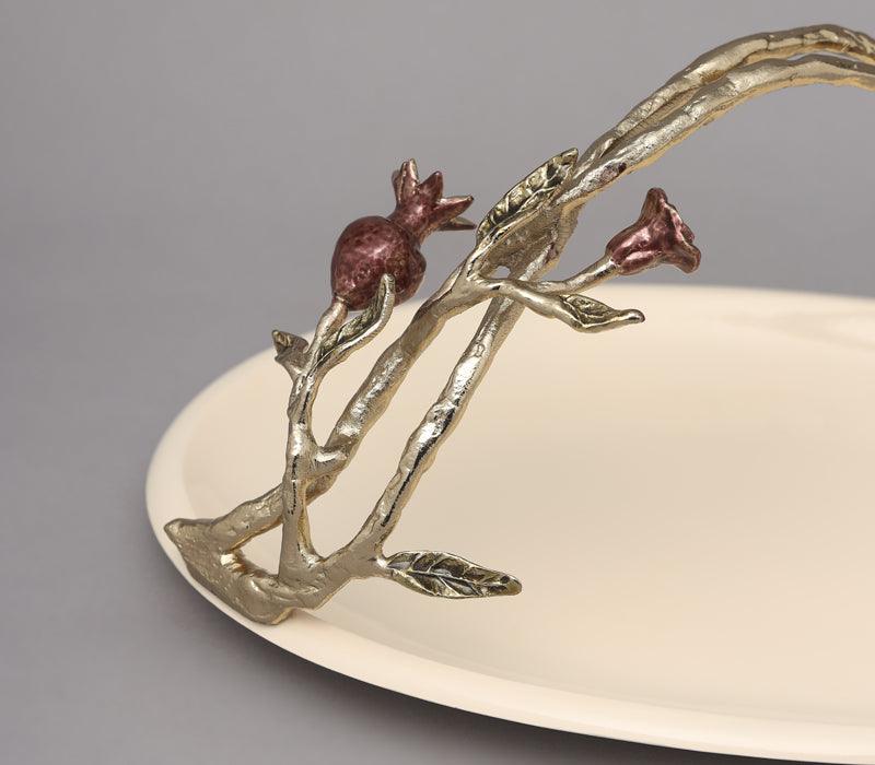 Pomo Orb Platter | Gold Finished