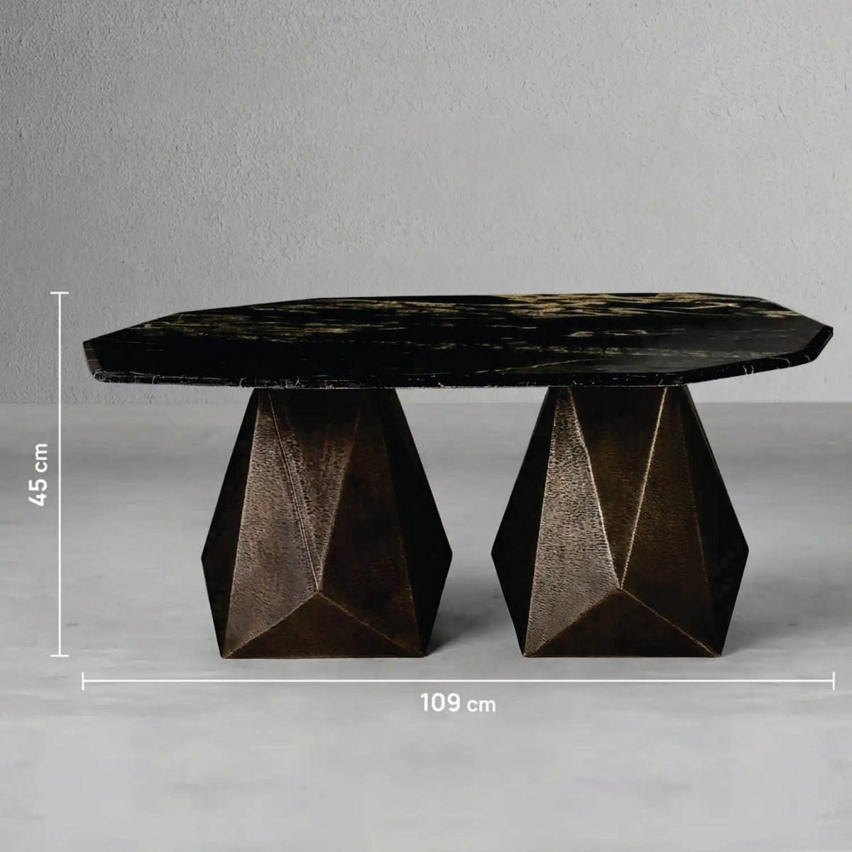 Facet Marble Coffee Table