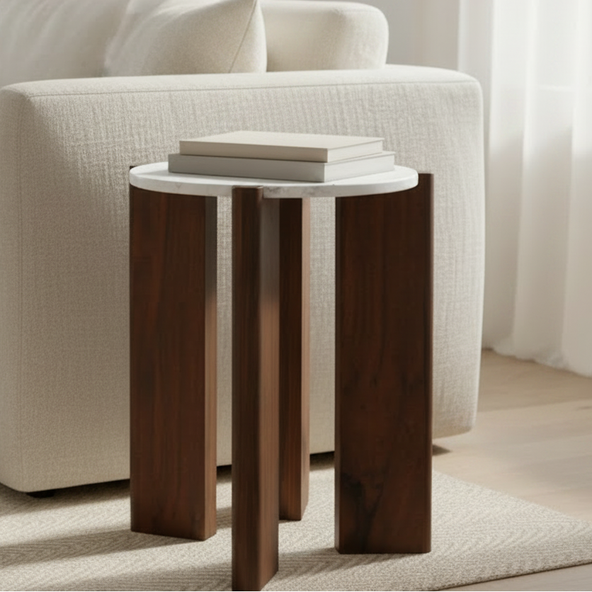 Tri Side Table | Modern Triangular Accent & End Table