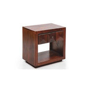 Sanpete Solid Sheesham Wood Side Table with Storage | Bedside & Sofa Side Table with drawer
