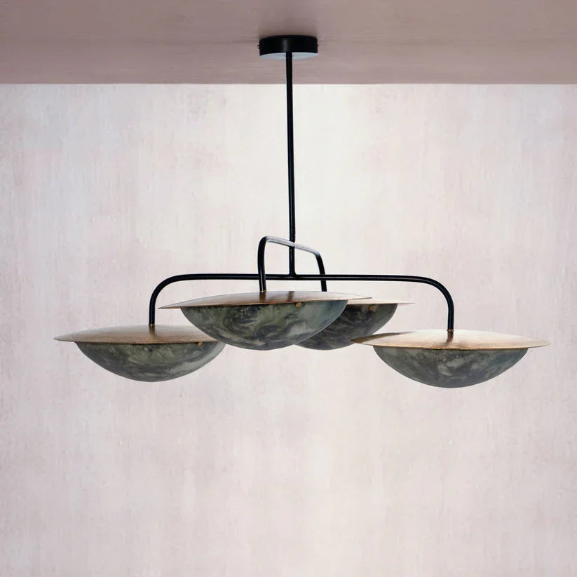 Bella Green Dome Chandelier