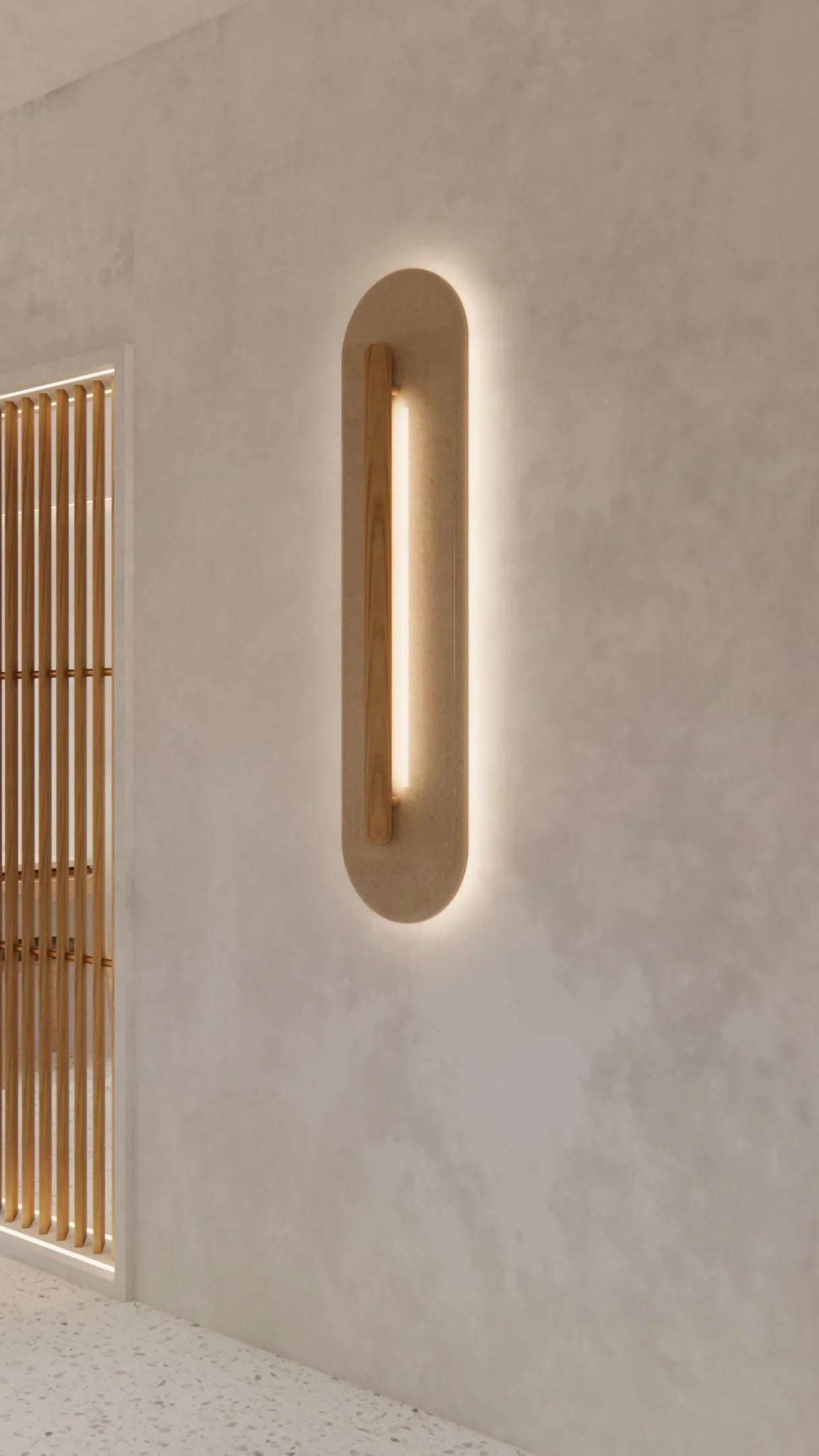 Vanas Wooden Wall Lamp | Teak Wood LED Light | Decorative Wall Sconce for Bedroom & Living Room