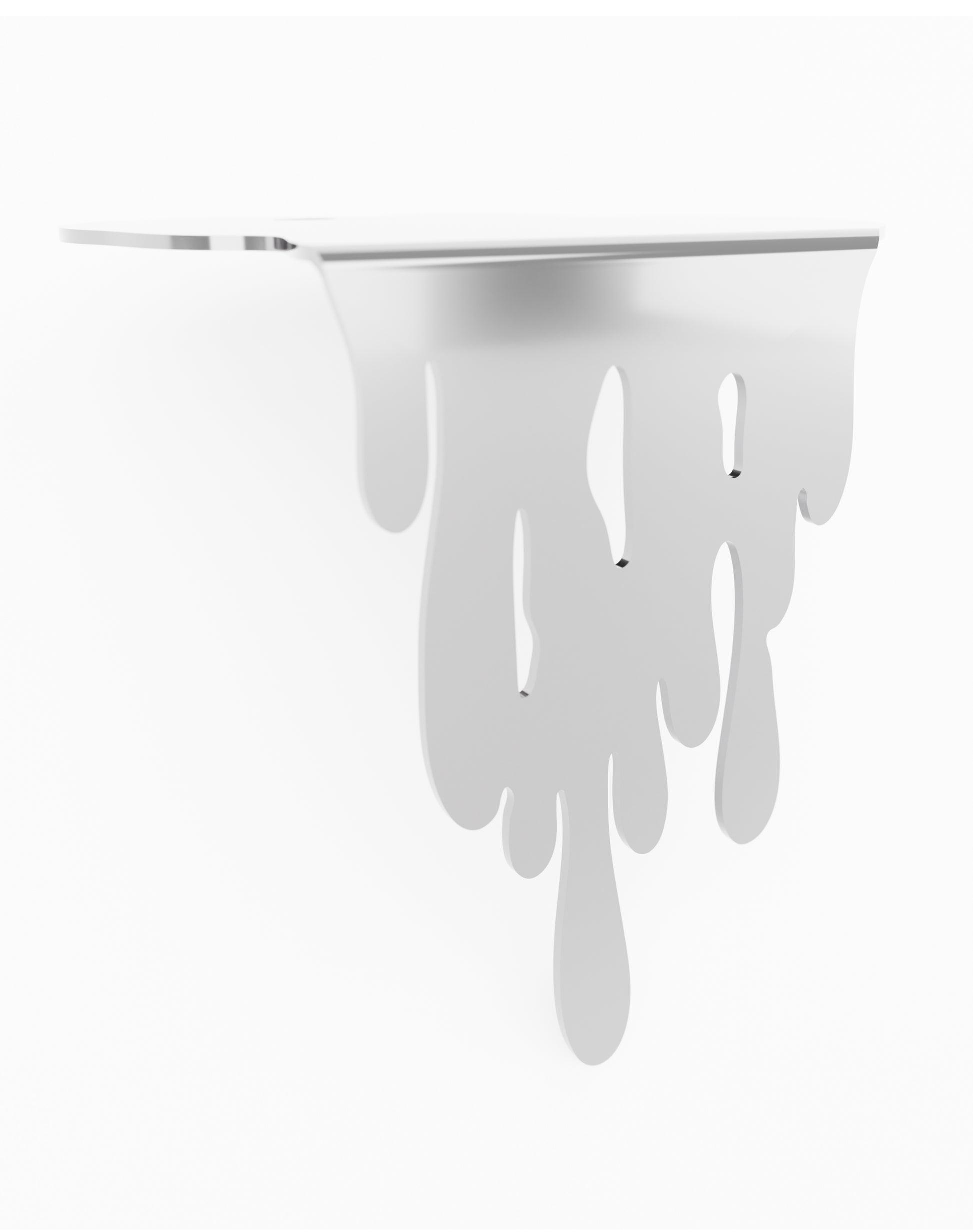 Melting Edge Table Decor Item | Designer Luxury Art Piece for Home, Office Desk | Melted  Decor Showpiece