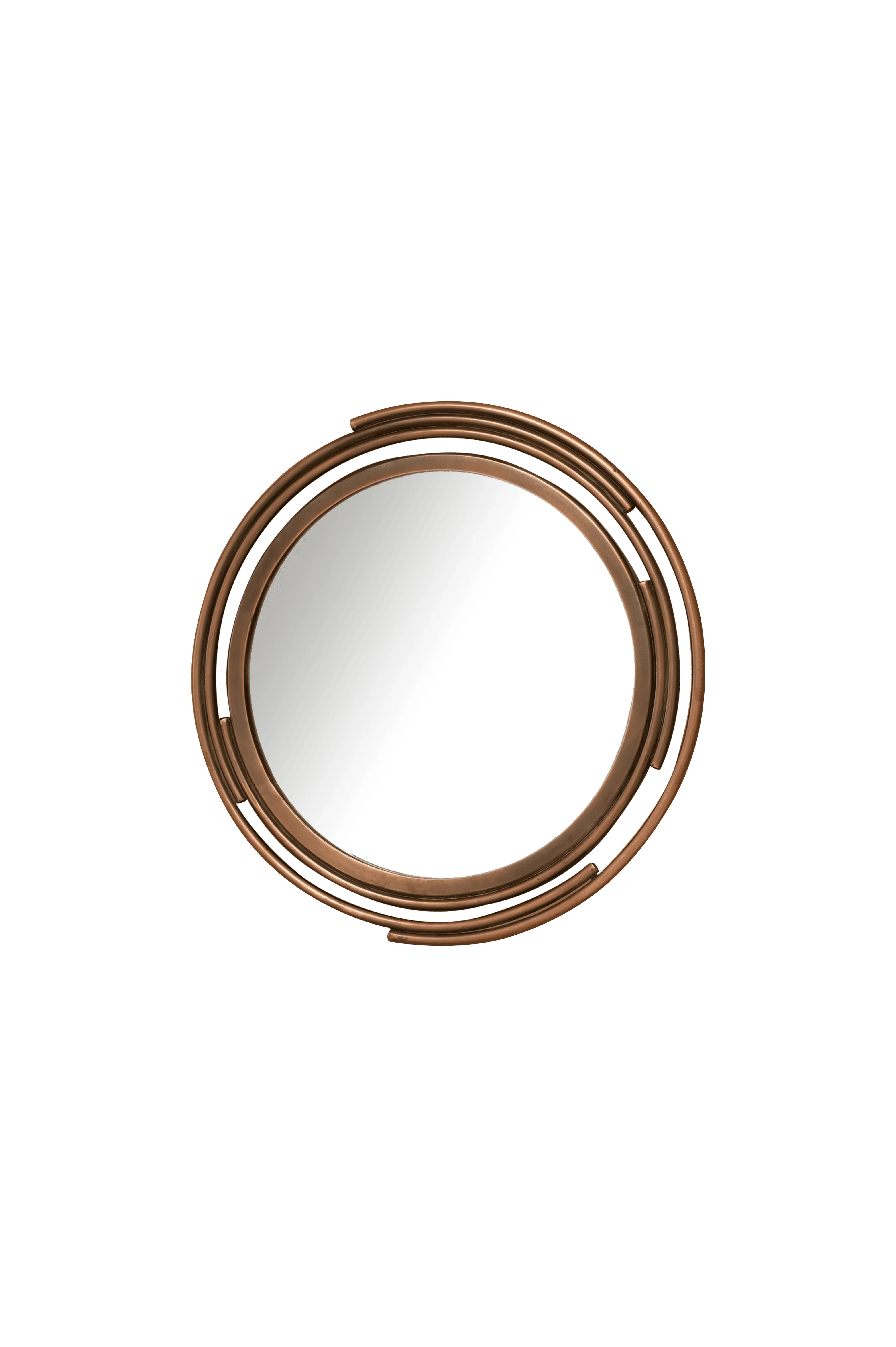 Twisted Frame Round Wall Mirror | Antique Mirror for Wall Decor