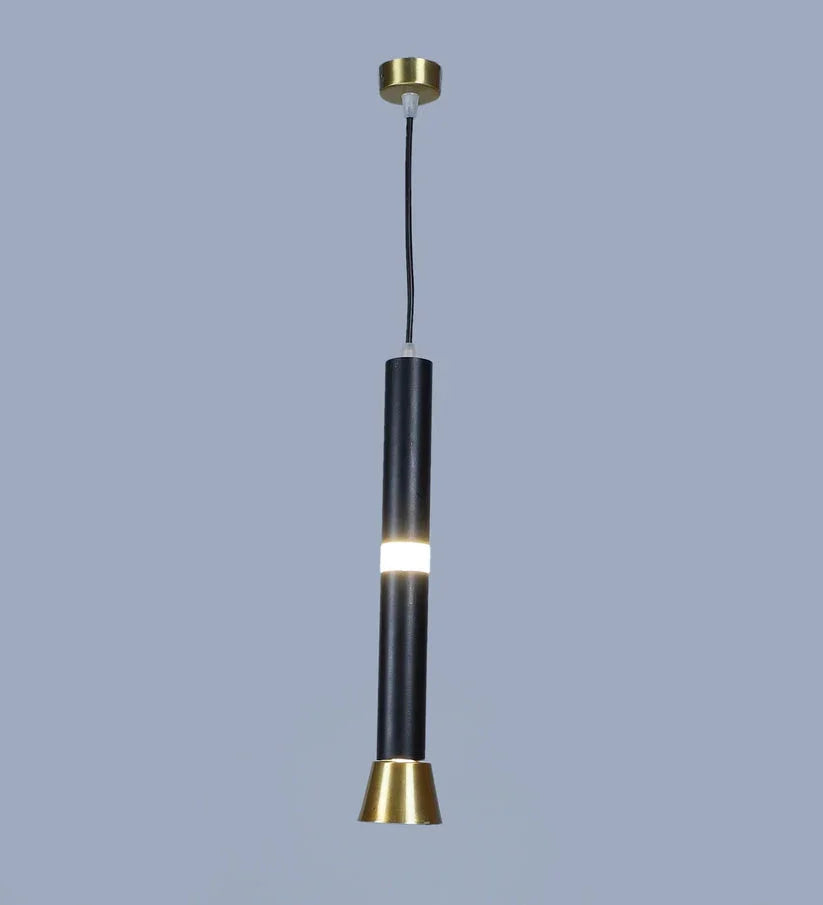 Black and Gold Iron Hanging Light | Inbuilt LED |  Astris