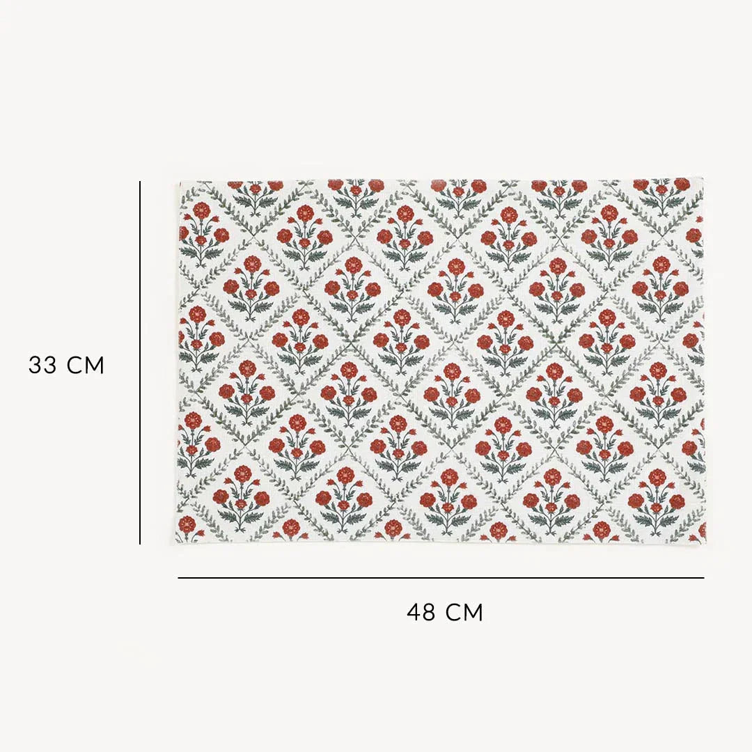 Gardenia Placemats Set Of 4