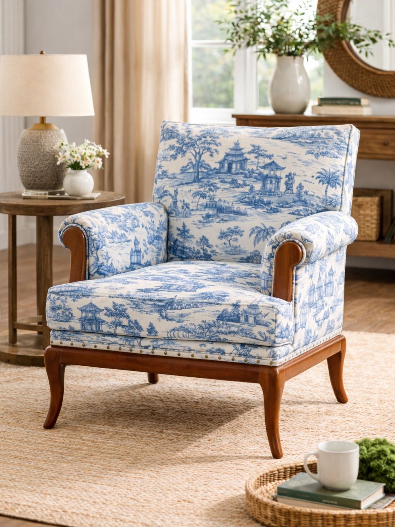 Aurelia Velvet Fabric Armchairs