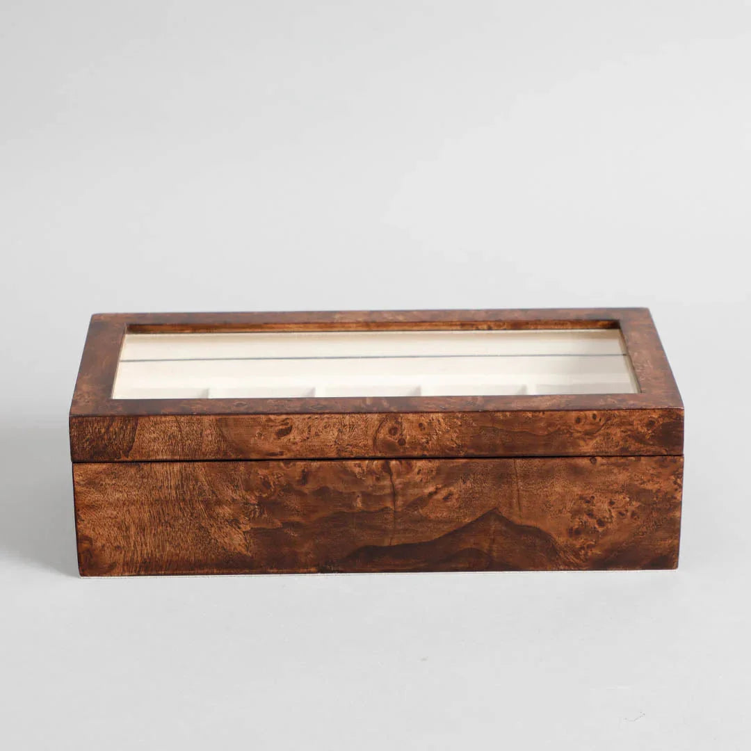 Sahaj Brown 5 Slot Watch Box