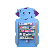 Elegant Wall Mounted Blue Elephant Wall Toy for Kids, Perfect for Homes, Schools, and Playrooms