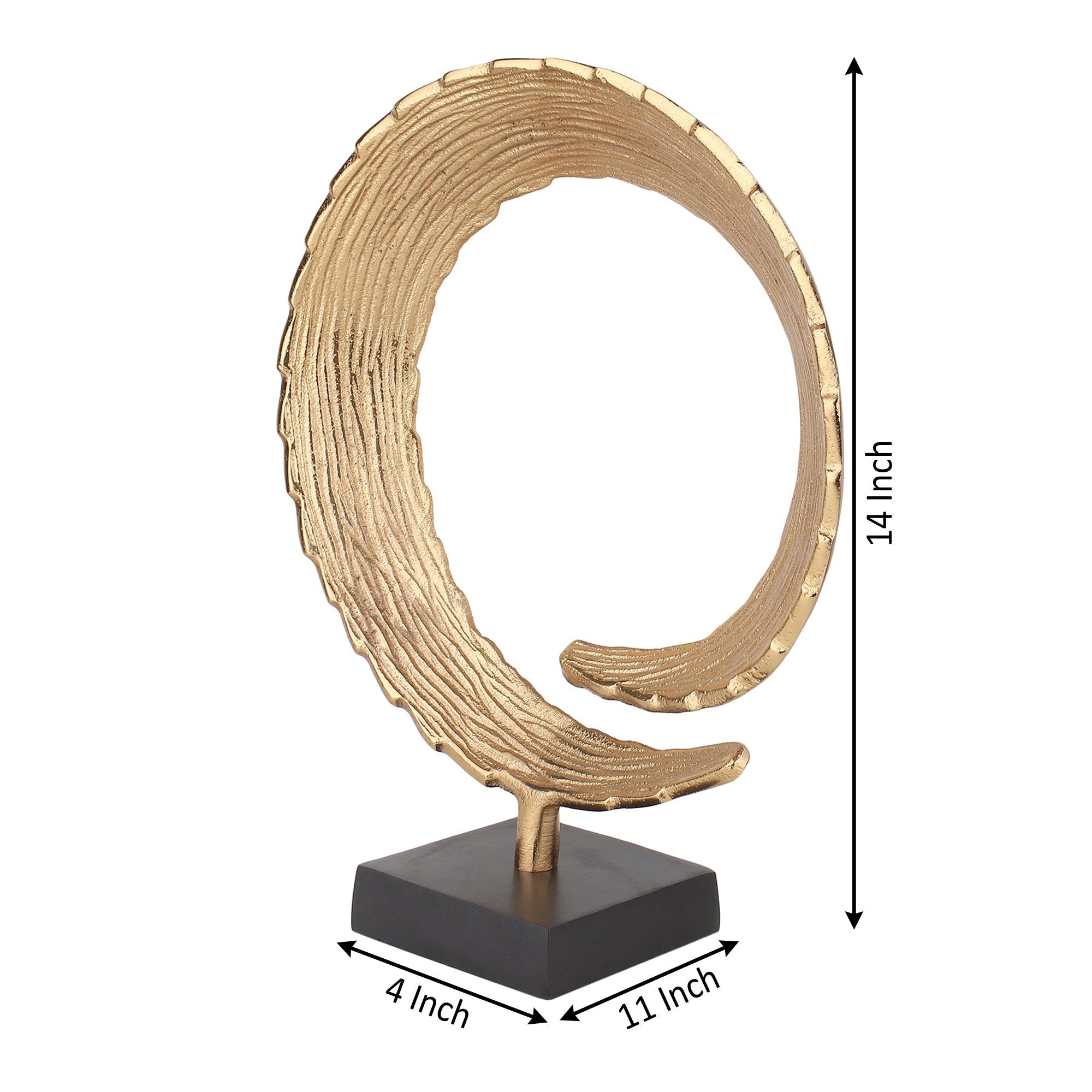 Serene Ripples Ring | Decorative Showpiece for Home Decor | Aesthetic Showpiece For Office