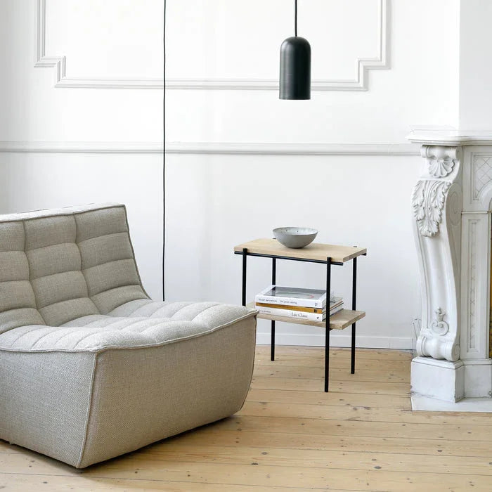 Ethan Mango Wood Side Table for Living Room | Modern Wooden End Table