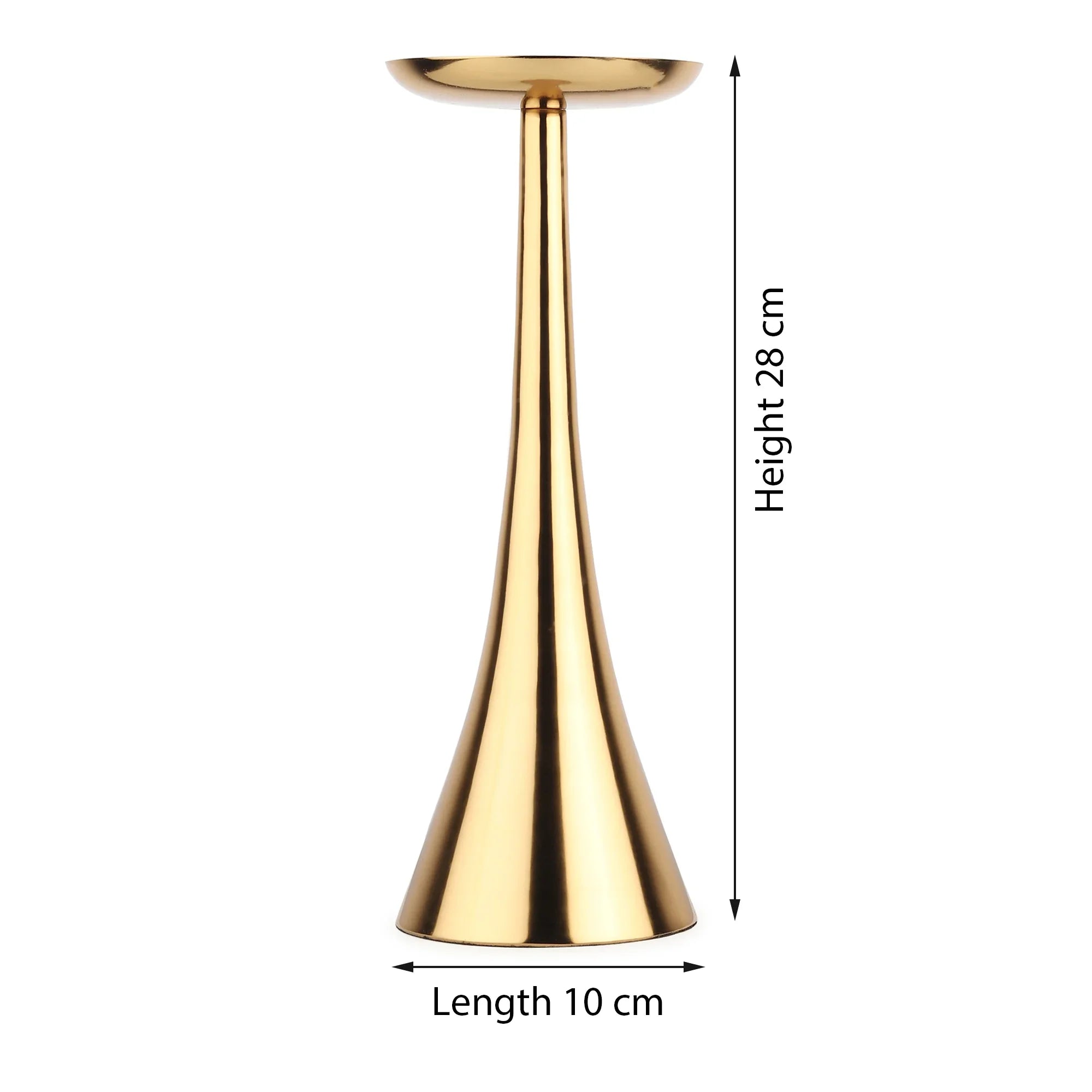 Aureus Tall Pillar Candle Stand