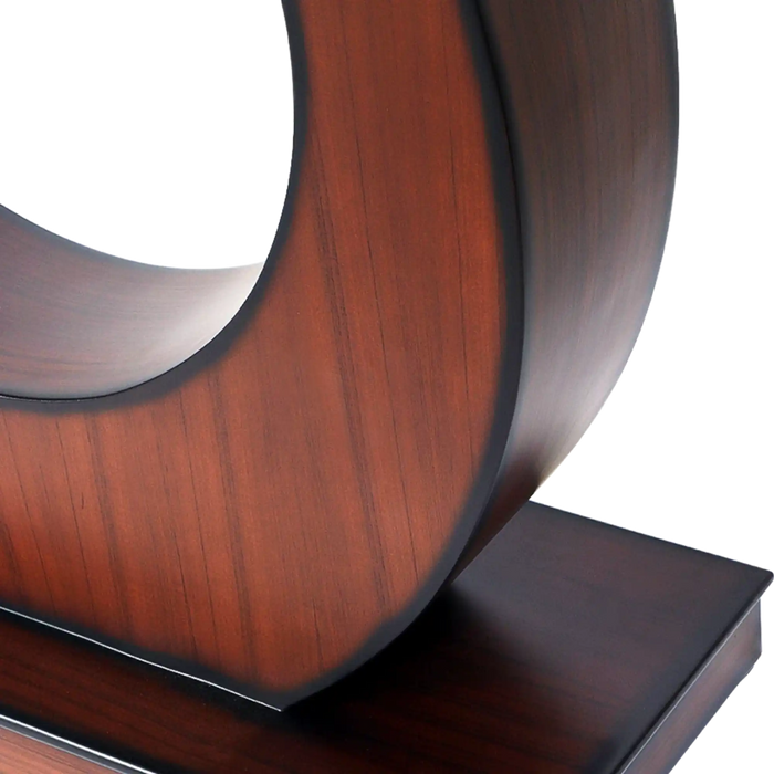 Maronze Solid Wood Console Table (Brown)