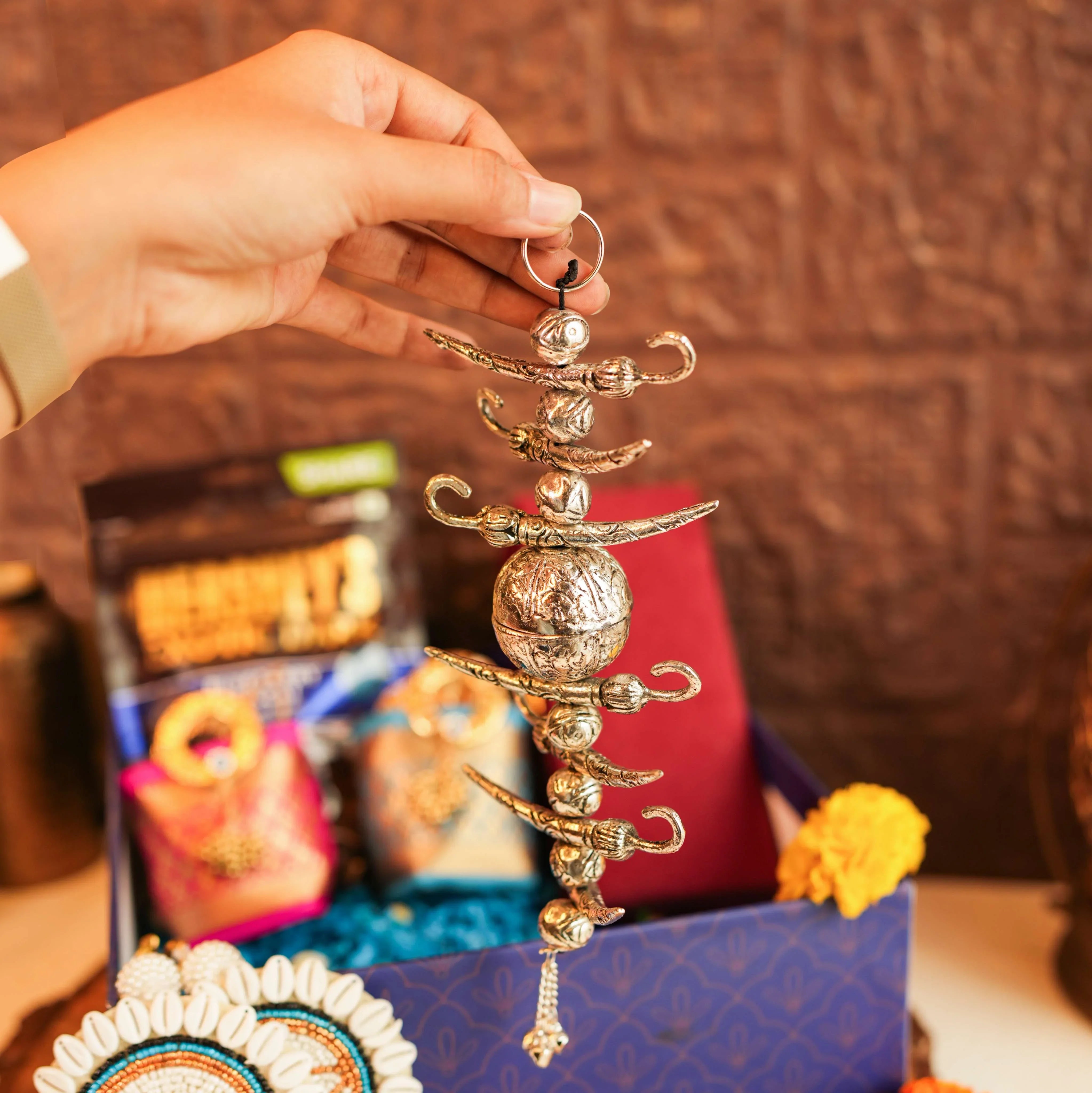 Blissful Silver Basket Hamper Set | Premium Corporate Diwali Gifts