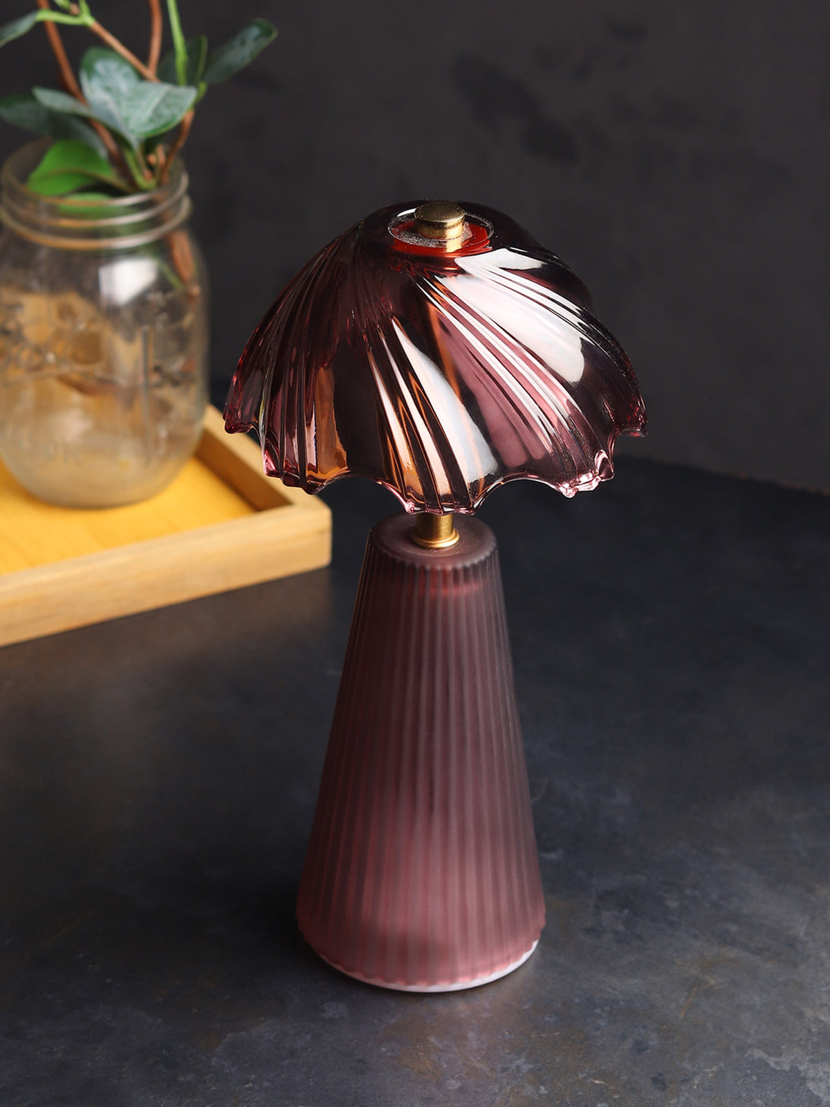 Calista Crystelle Glass Lamp