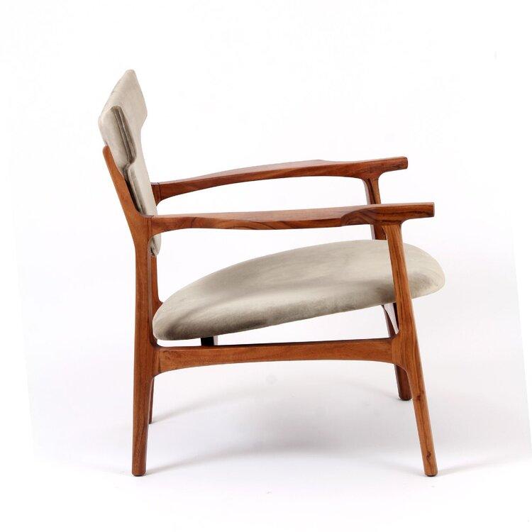 Taurus Lounge Chair (Fabric) | Acacia Wood Plywood