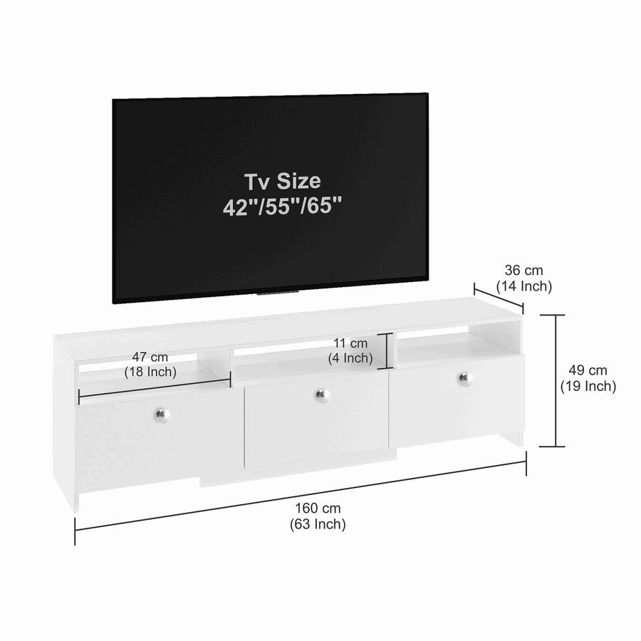 TV Unit for 65 Inch TV with Storage - Mansor