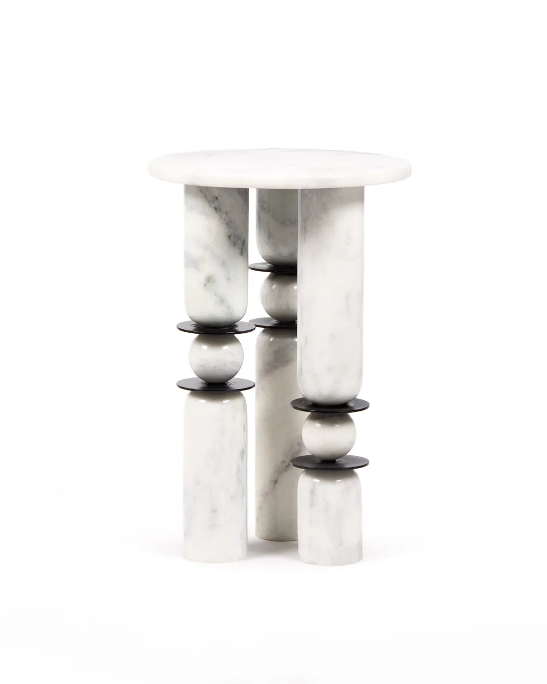 Obblo - Panther white | Side Table
