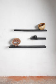 Organic Shelves Set of 3  for Home Decor | Floating Wall Racks