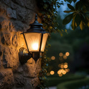 Classic Silver Grey Outdoor Wall Light