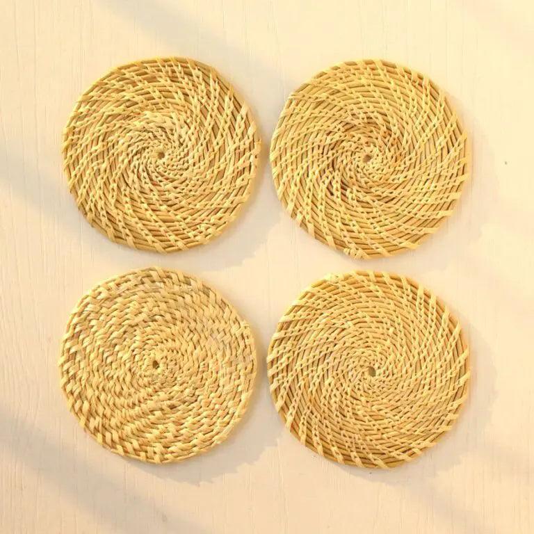 Orbit Coaster ( Set of 4) | Sabai Grass