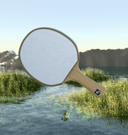 Designer Table Tennis Racket Mirror | Wood & Acrylic Mirror | Aesthetic Paddle for Play & Style