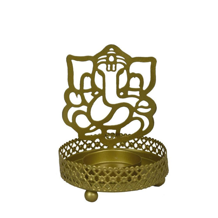 Roshni Ganesh Tealight Holder 3.2 inches Tall