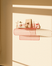 Mesh Wall Shelf | Multipurpose MS Wire Wall Organiser | Modern Storage Solution