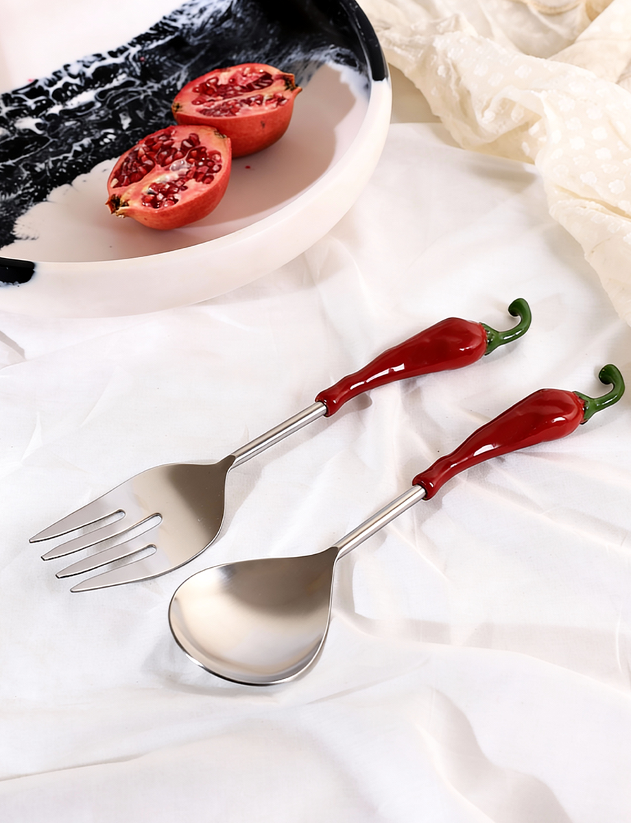 Yin Yang Salad Server Duo