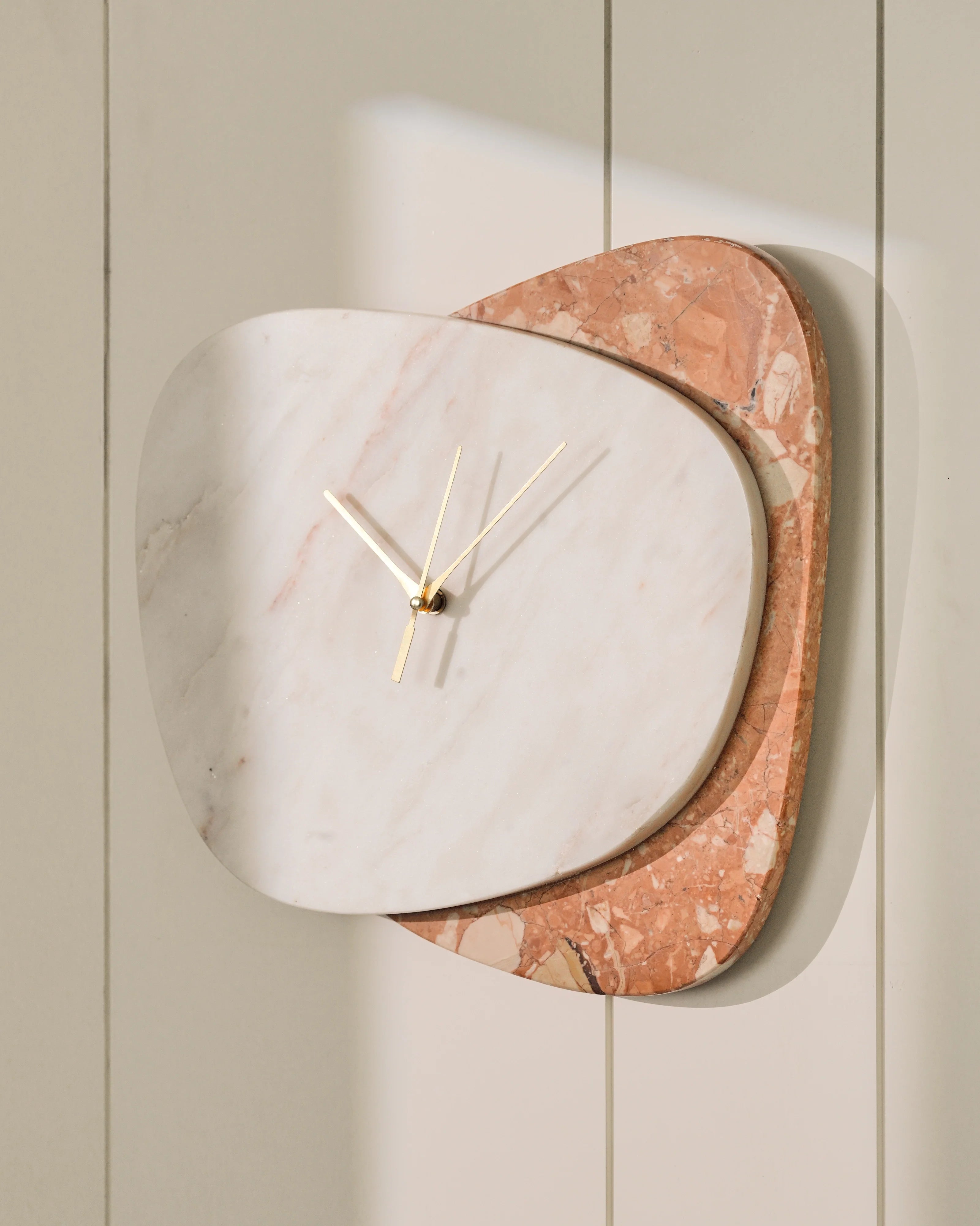 Sven - White & Rosso Wall Clock