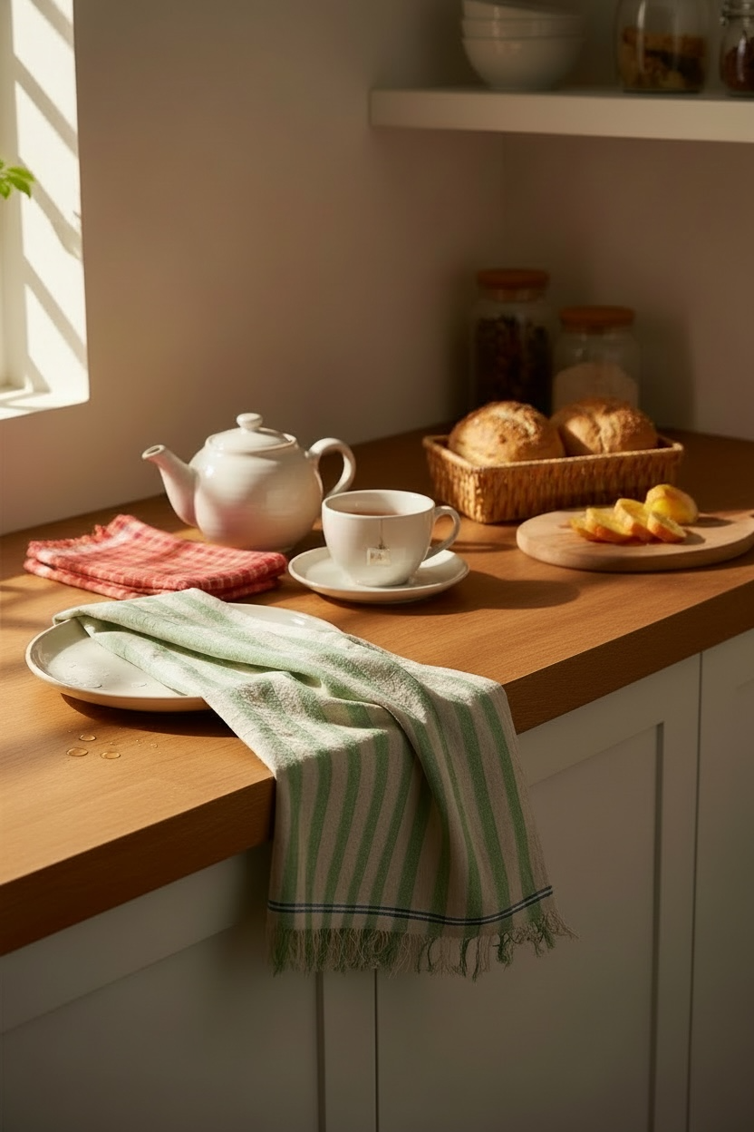 Basil & Bubbles Tea Towels