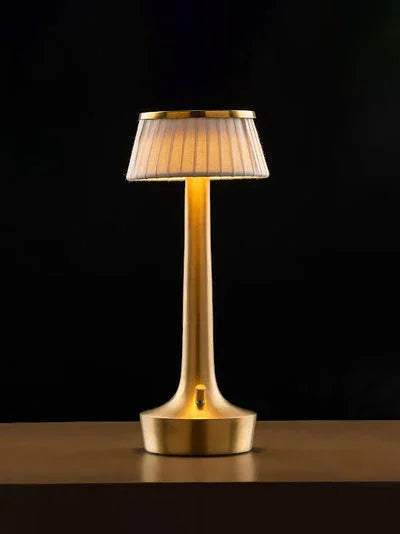 Paralume Cordless Rechargeable LED Table Lamp for Living Room | Retro Modern Design Lamp
