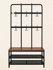 Multipurpose Hanger Rack with Storage Rack