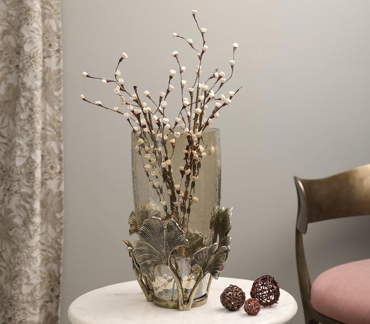 Gingko Leaf Vase for Living Room or Office