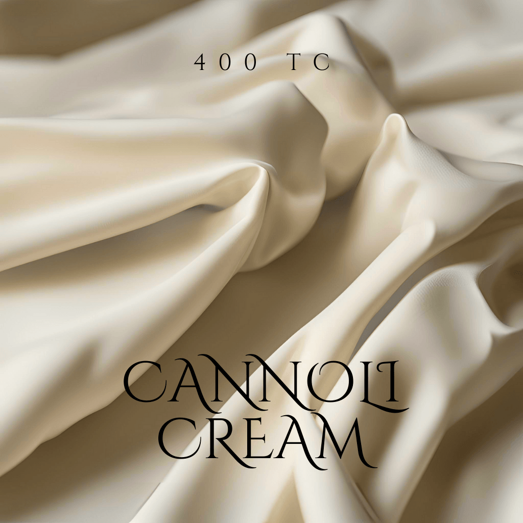 Cream Cotton Bed Sheet for Double Bed with 2 Pillow Covers | Luxury Cotton Bedding Set for King Size Bed