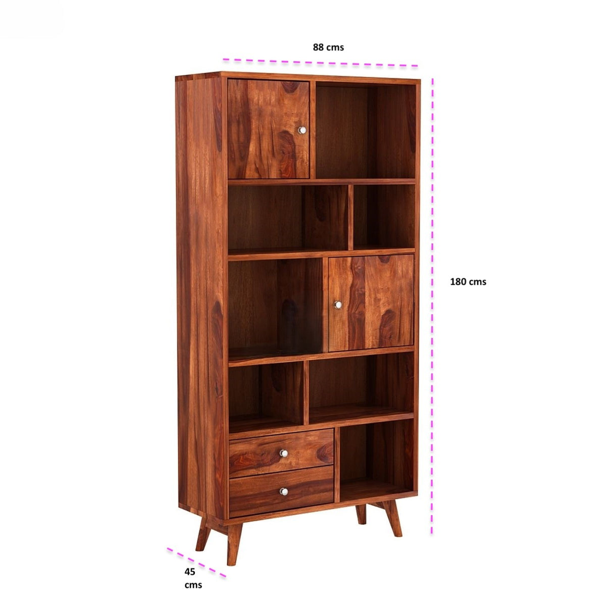 Neptune Bookshelf | Sheesham Wood
