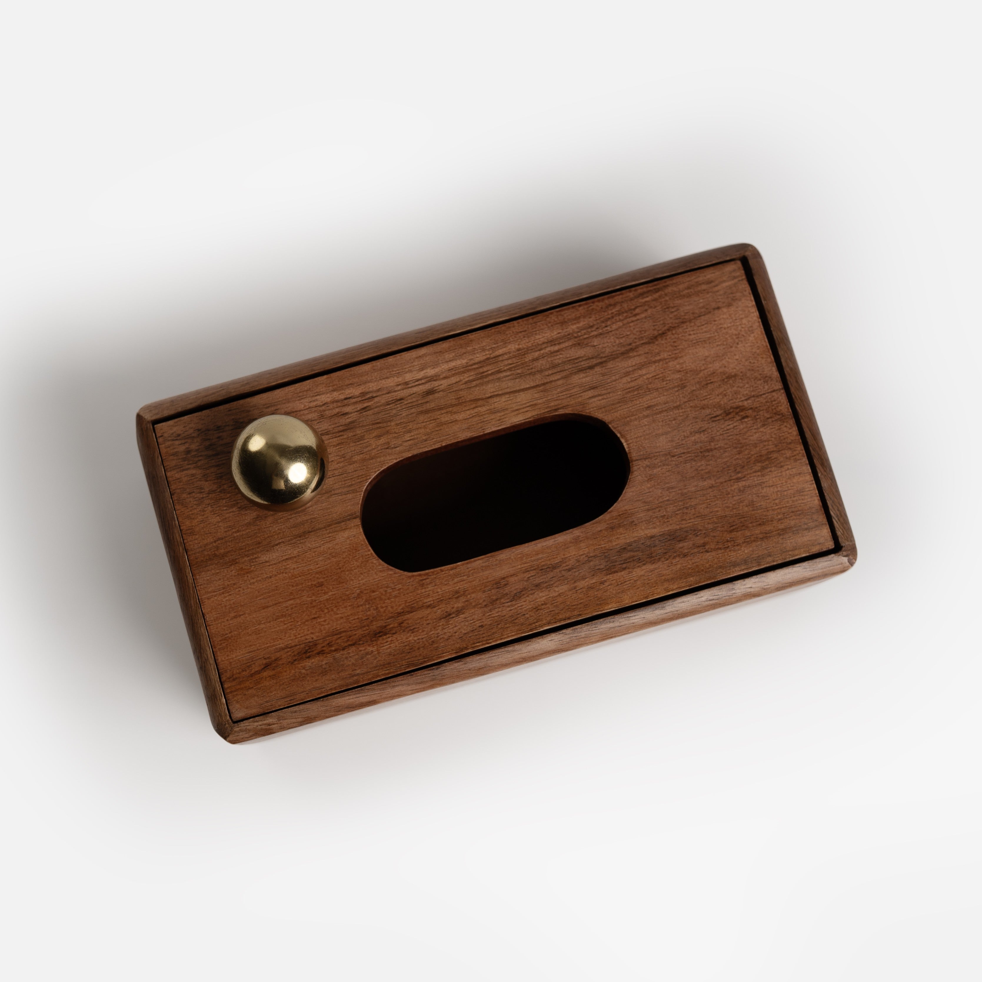 Ora -Laya Tissue Box Holder with Metal Orb