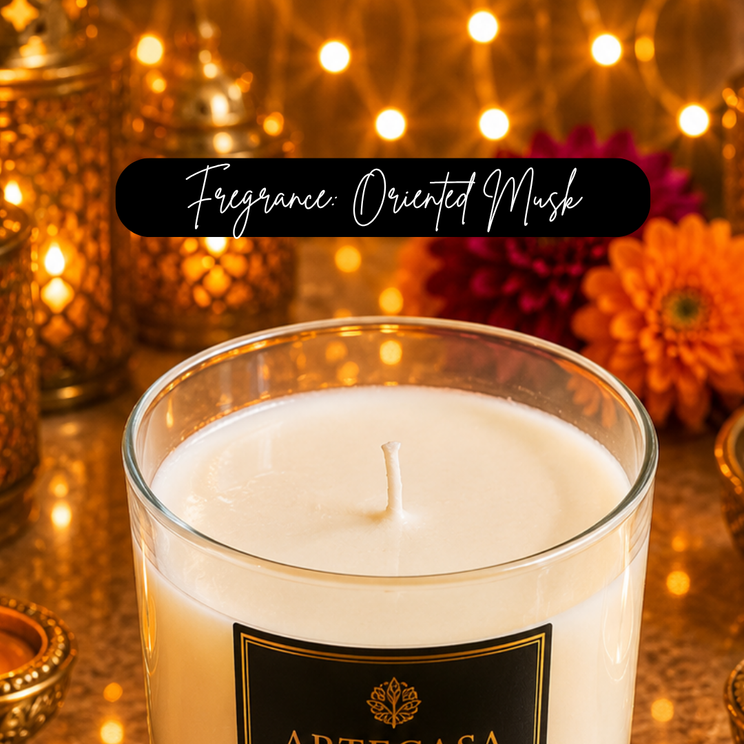 Ivory Grandeur Decorative Candle