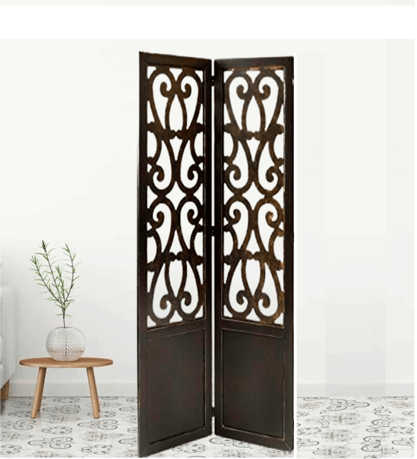 Intricately Designed Mango Wood & MDF Jali Partition