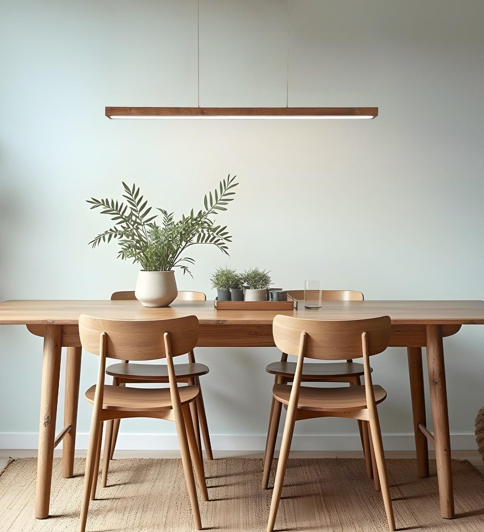 Brigitte Brown Wooden Led Hanging Lamp | Pendant Lights for Home Decor