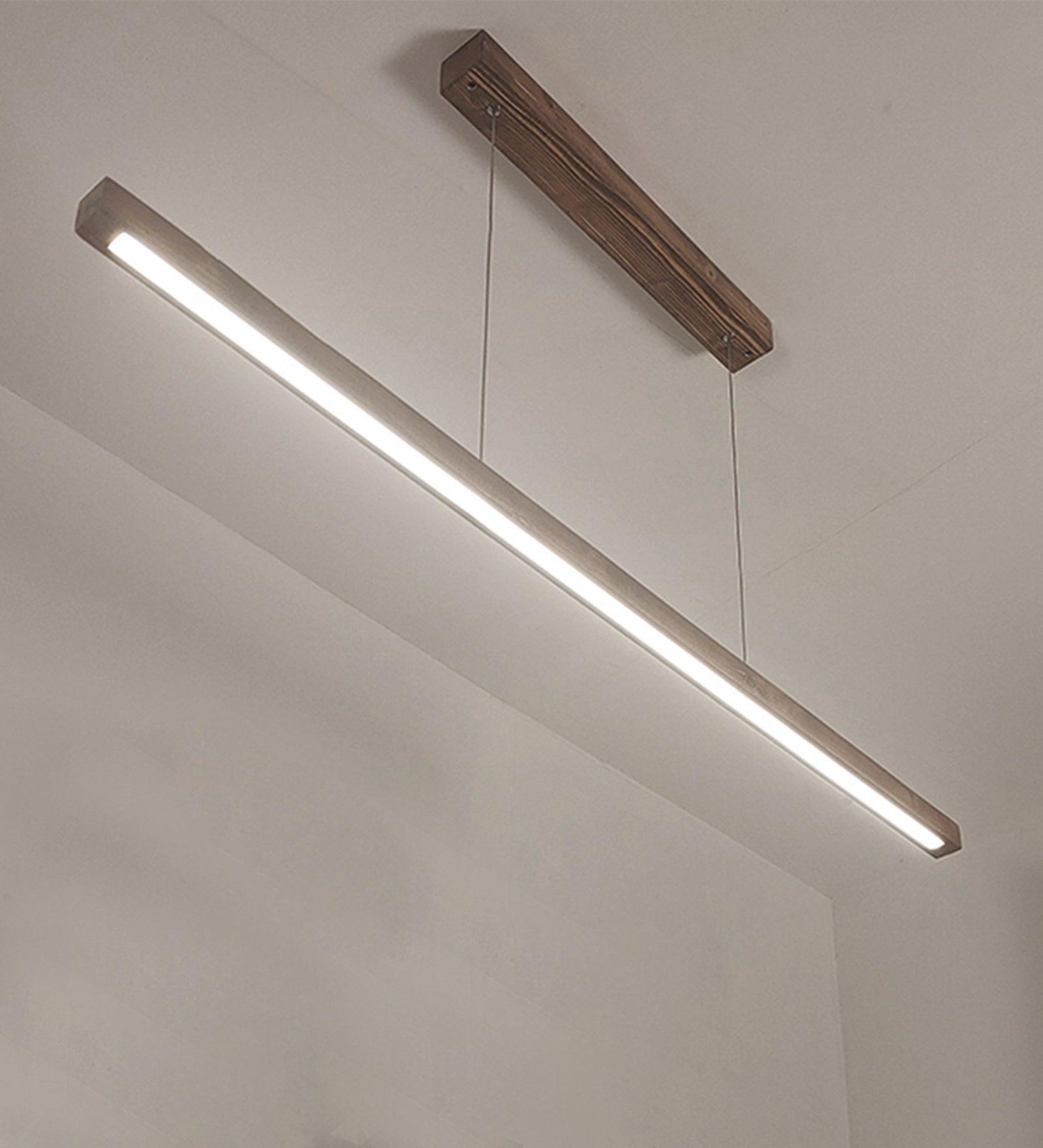 Brigitte Brown Wooden Led Hanging Lamp | Pendant Lights for Home Decor