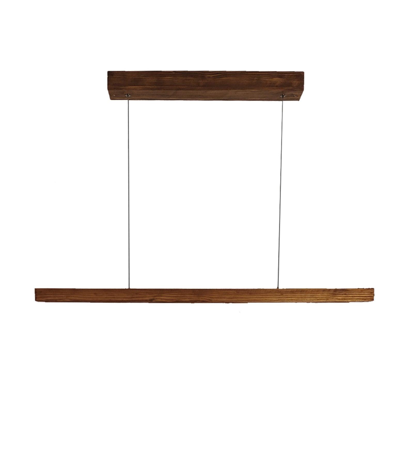 Brigitte Brown Wooden Led Hanging Lamp | Pendant Lights for Home Decor
