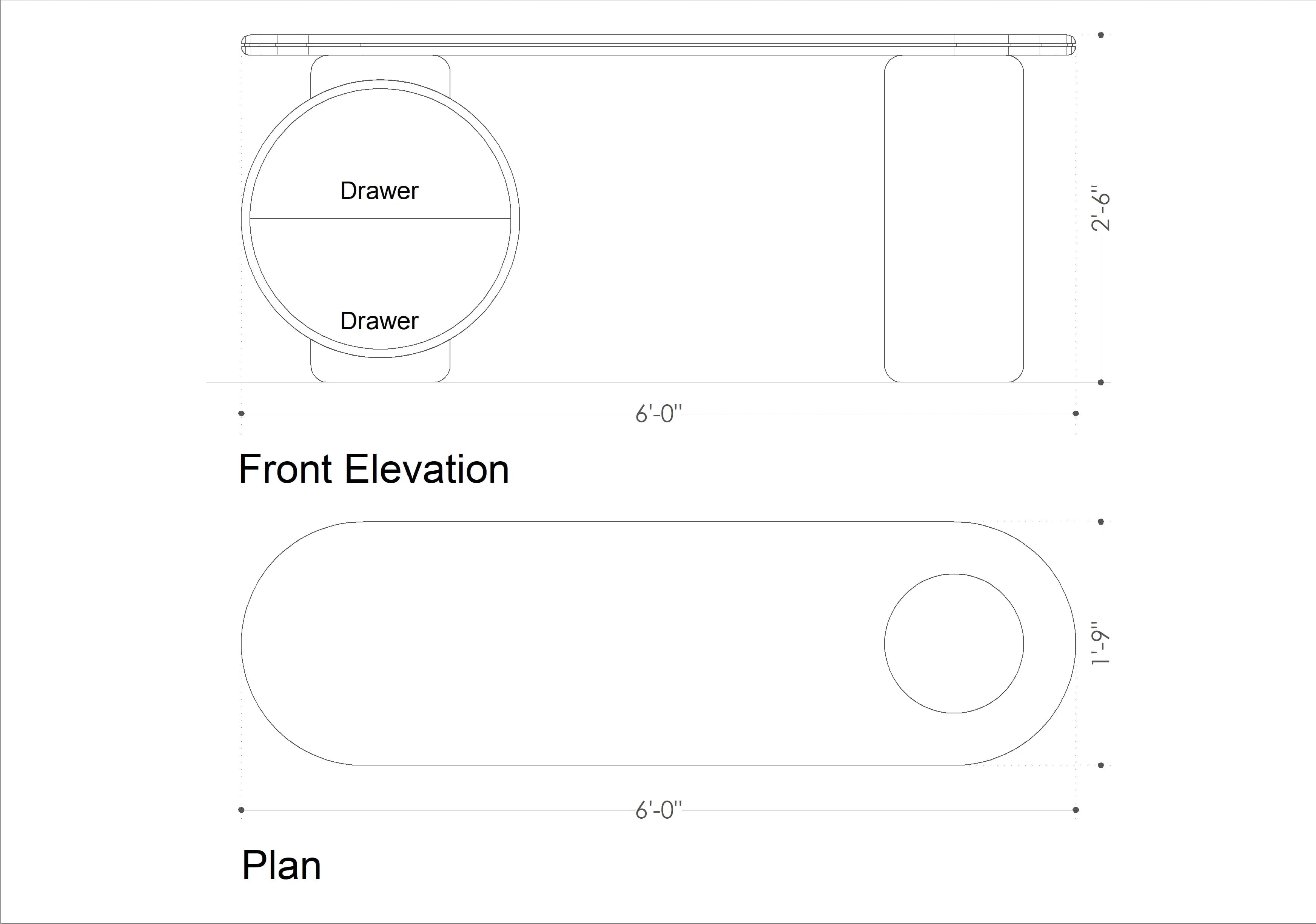Viraam Desk | Solid Wood and Branded Plywood with Veneer