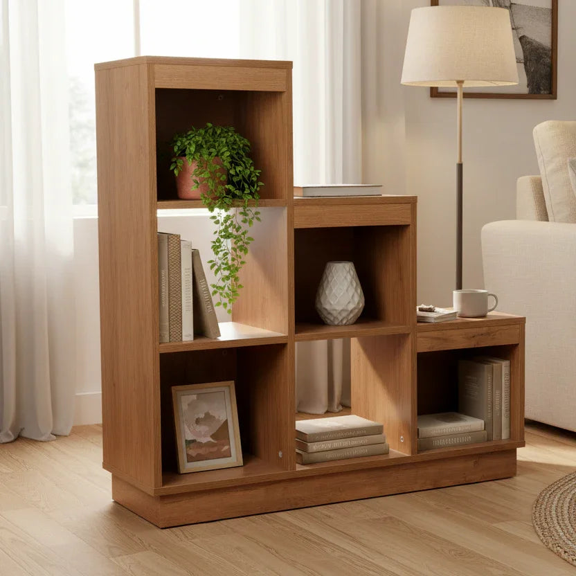 Minion Wooden Bookshelf Ladder | Book Rack for Home