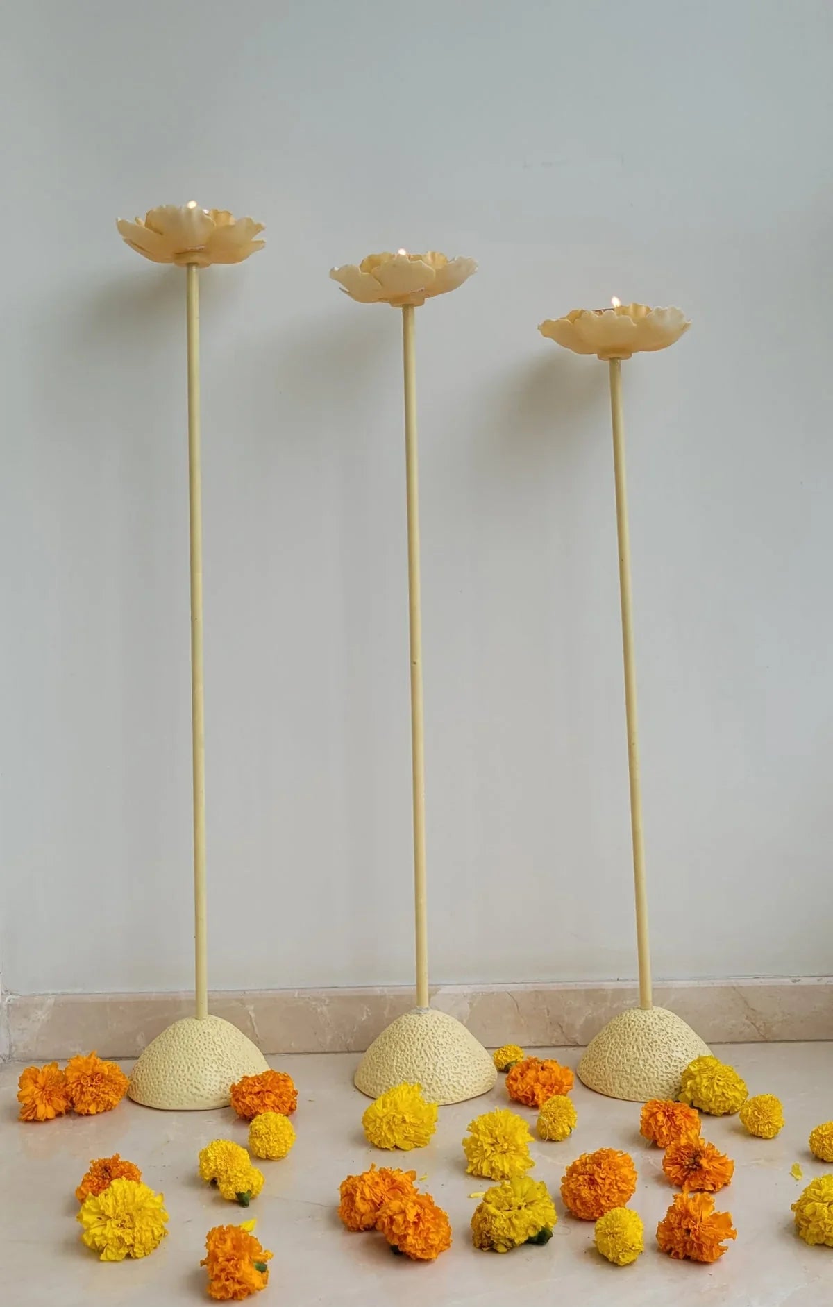 Perched Lotus Tealight Stand(S)