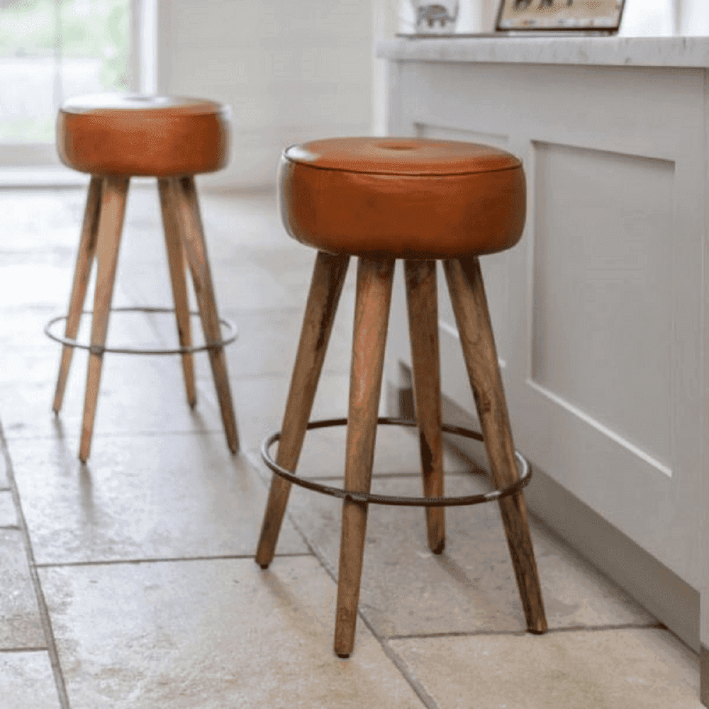 buy-bar-chairs-and-stools-cheryl-leather-bar-stool-for-kitchen-or-armless-counter-chair-by-home-glamour-on-ikiru-online-store-4 - IKIRU