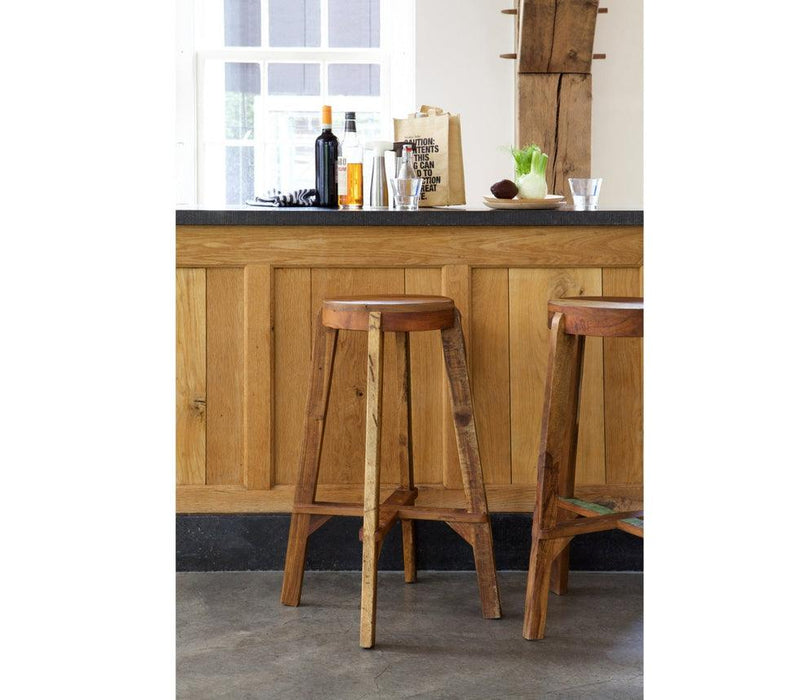 Buy Bar Chairs And Stools - RECLAIMED BAR STOOL by Home Glamour on IKIRU online store